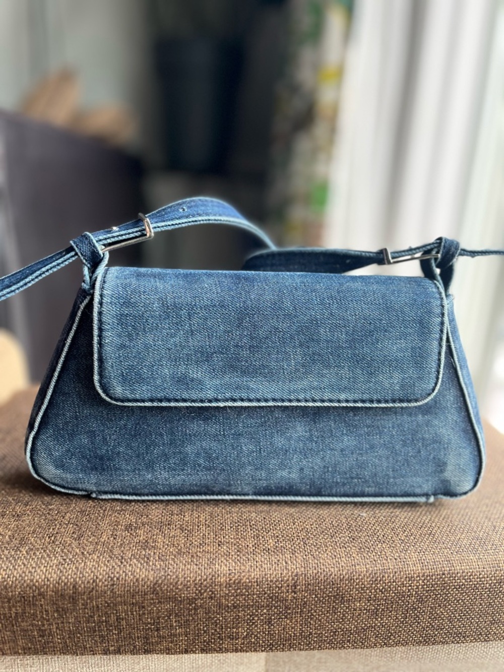 Zara Denim Shoulder Bag - Picture 4 of 4